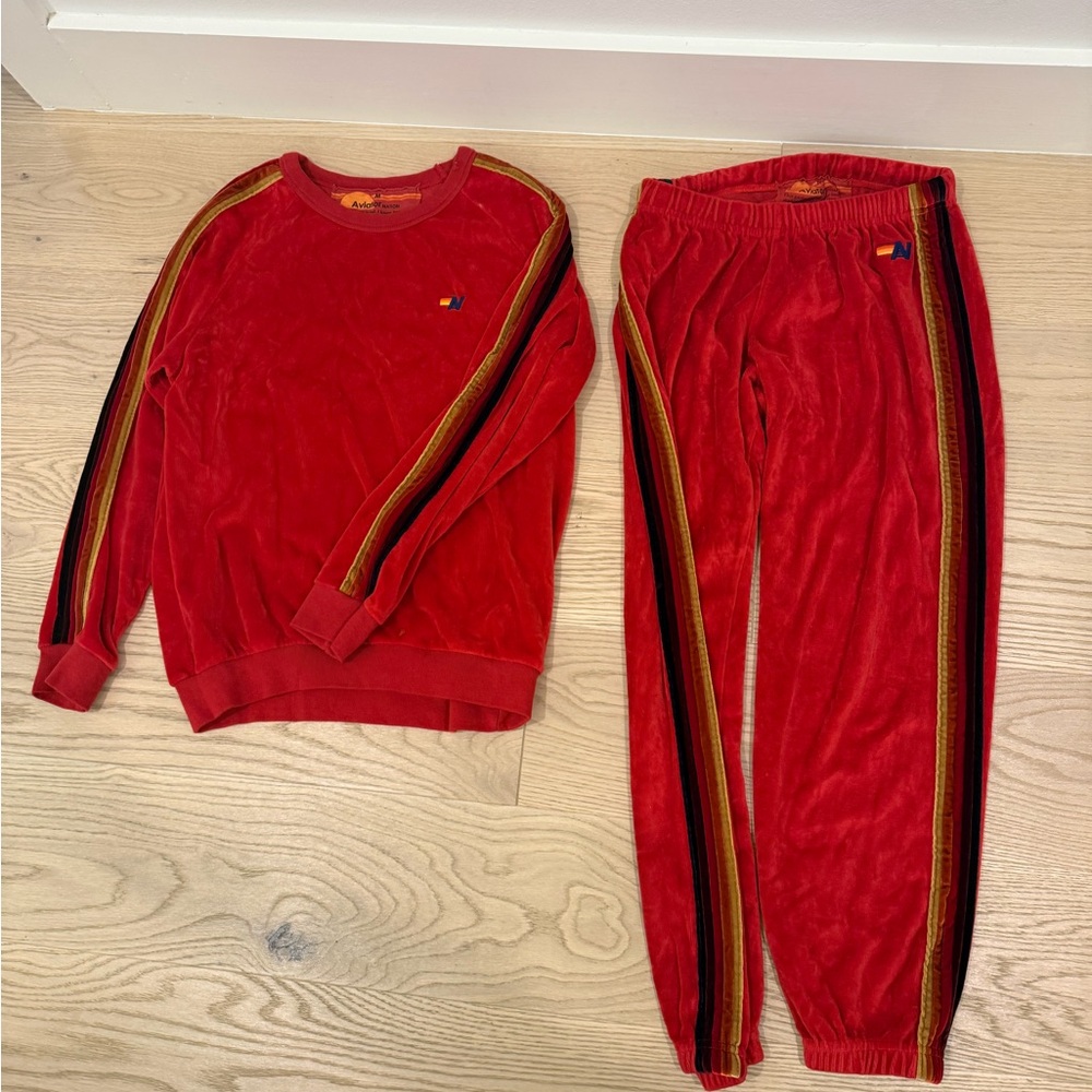 Red Velvet Aviator Nation Set